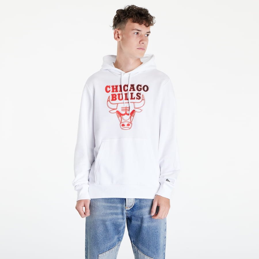 Sweatshirt New Era NBA Tear Logo Hoodie Chicago Bulls
