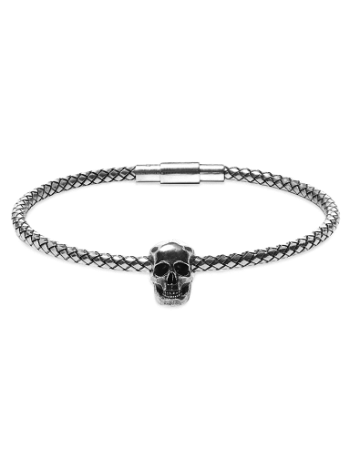 Alexander McQueen Metal Cord Skull Bracelet 705850J160Y-0446