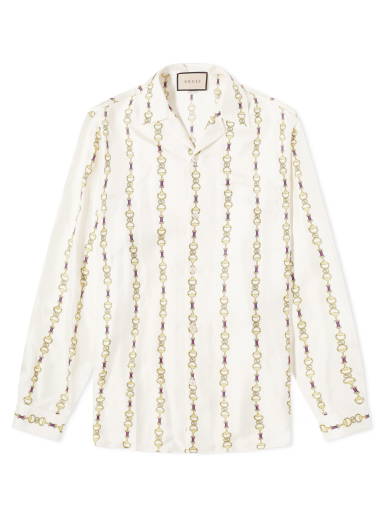 Shirt Gucci Printed Viscose Bowling Shirt 694123 ZAJSV 2395