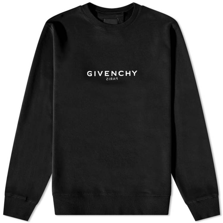 Sweatshirt Givenchy Reverse Print Crew Sweat BMJ0HA3Y8N 001 FLEXDOG