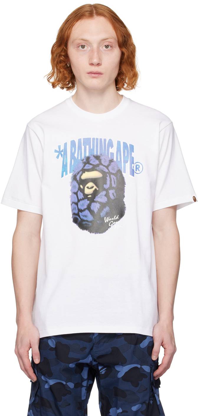 T-shirt BAPE Fur Ape Head T-Shirt 001TEJ801043M | FLEXDOG