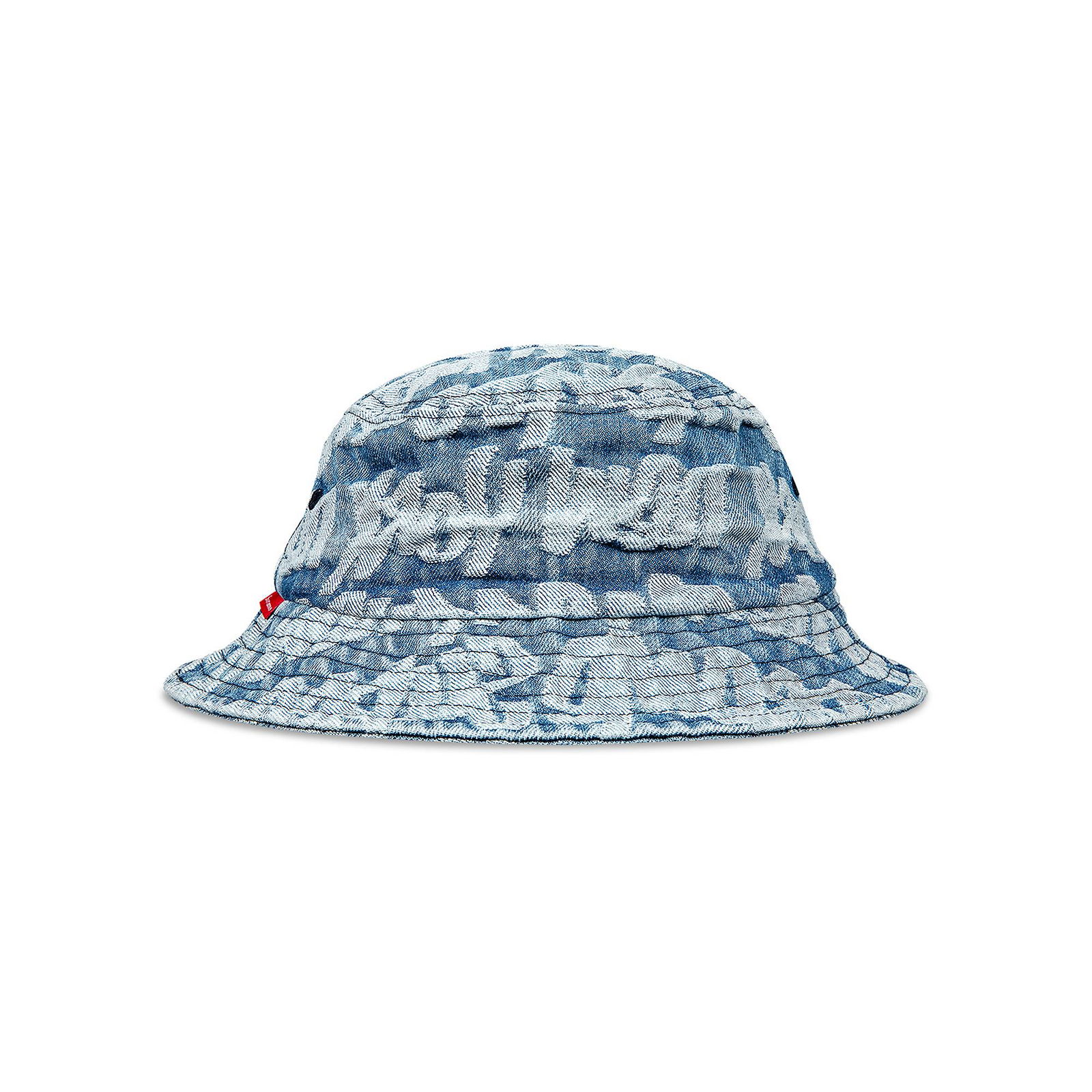 Cap Supreme Fat Tip Jacquard Denim Crusher SS22H60 BLUE | FLEXDOG