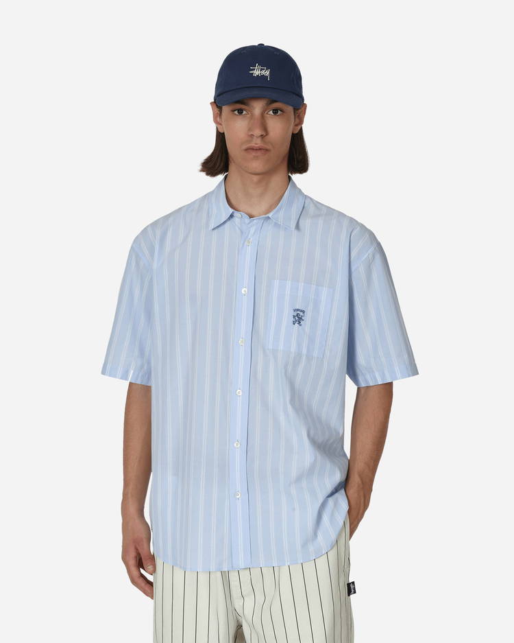 Shirt Stüssy Boxy Striped Shortsleeve Shirt 1110290 LTBS | FLEXDOG