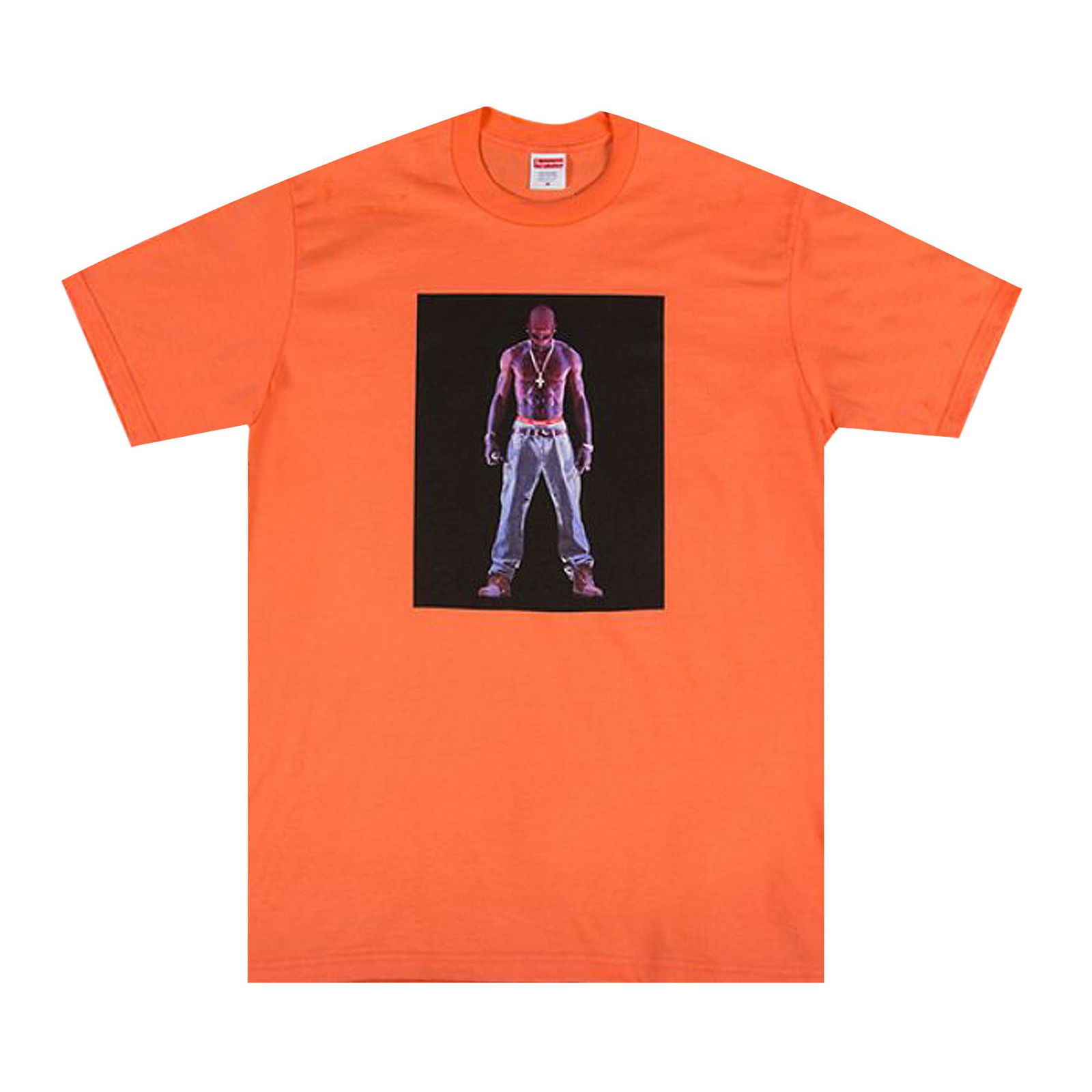 T-shirt Supreme Tupac Hologram Tee SS20T34 NEON ORANGE | FLEXDOG