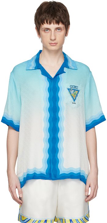 Casablanca Alebrije Armadillo Shirt MS23-SH-003-04 PRINTED SILK ALEB