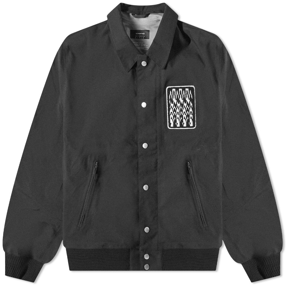 Jacket Acronym Patch Logo Varsity Jacket J94-VT-BKB | FLEXDOG