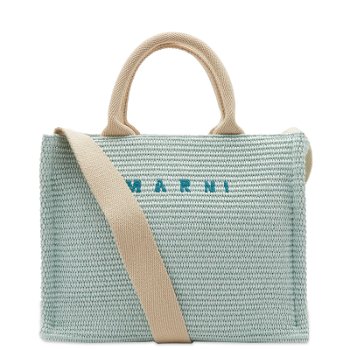 Marni Small Basket Bag "Black Natural" SHMP0077U0-001V8