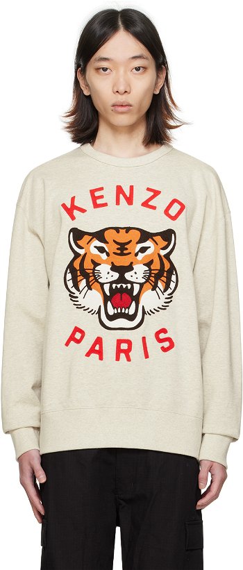 KENZO Paris Lucky Tiger Sweatshirt FE58SW0104MF