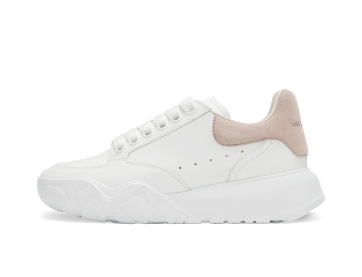 Court Trainer Sneakers "White & Pink"