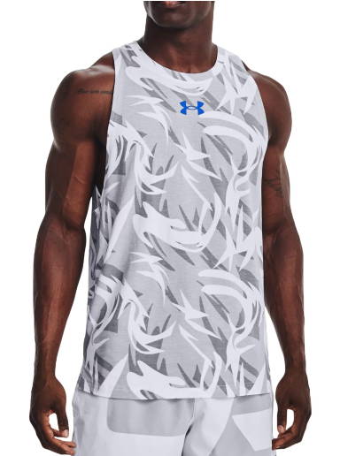  Under Armour Men's Sportstyle Logo Tank, (103) White