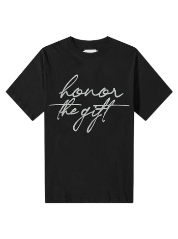 Honor The Gift HTG Script T-Shirt HTG230194-BLK