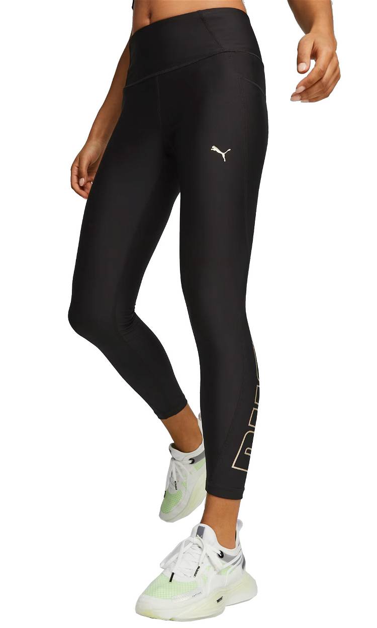PUMA Fit Eversculpt Logo High Waisted 7/8 Tights at  Women's Clothing  store
