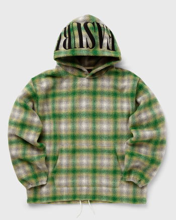 Pleasures Beyond Plaid Woven Hoodie P23W004-GREEN