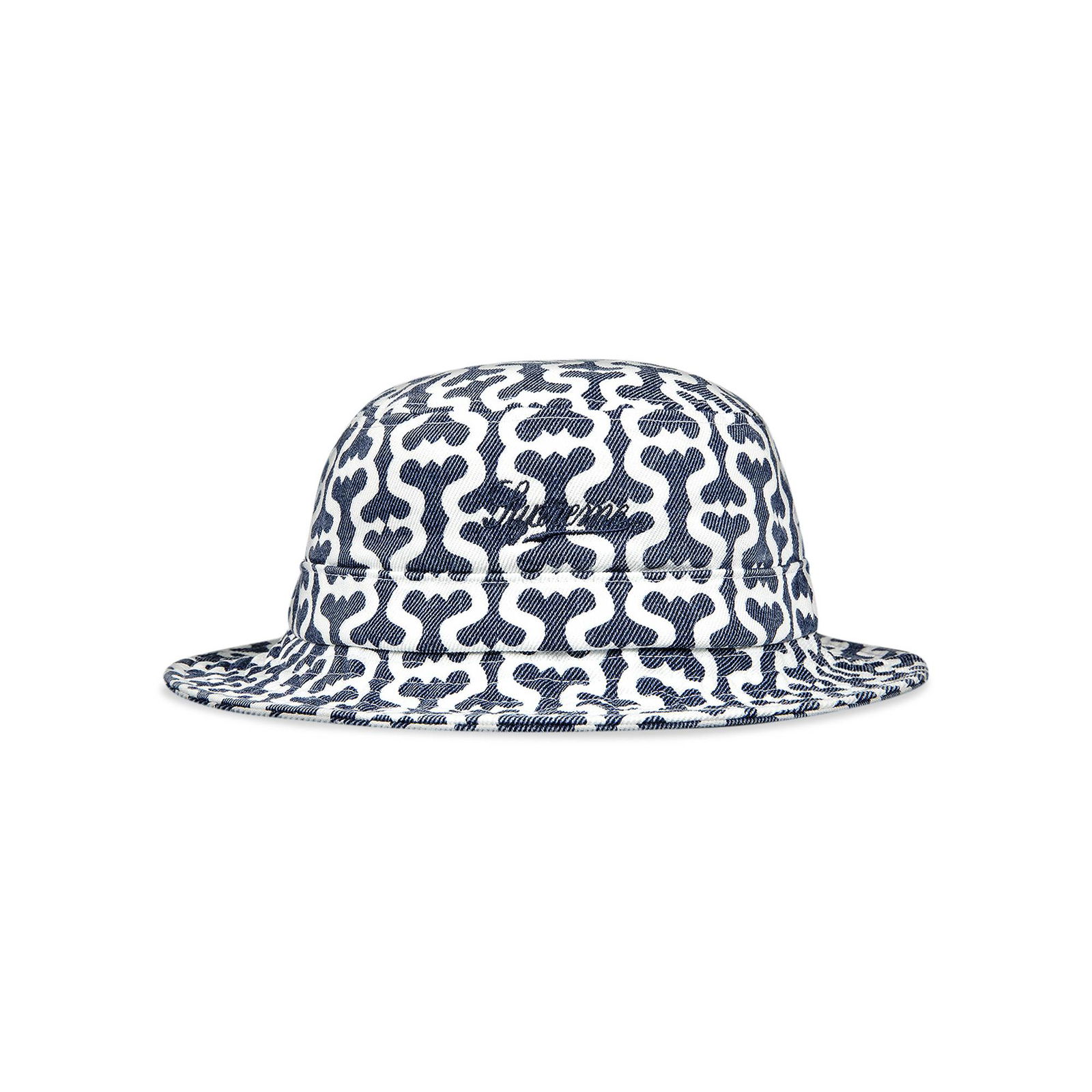 Hat Supreme Twill Crusher SS21H12 NAVY MONOGRAM | FLEXDOG