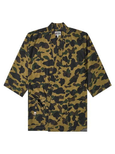 Shirt BAPE 1st Camo Shark Relaxed Fit Military Shirt Green