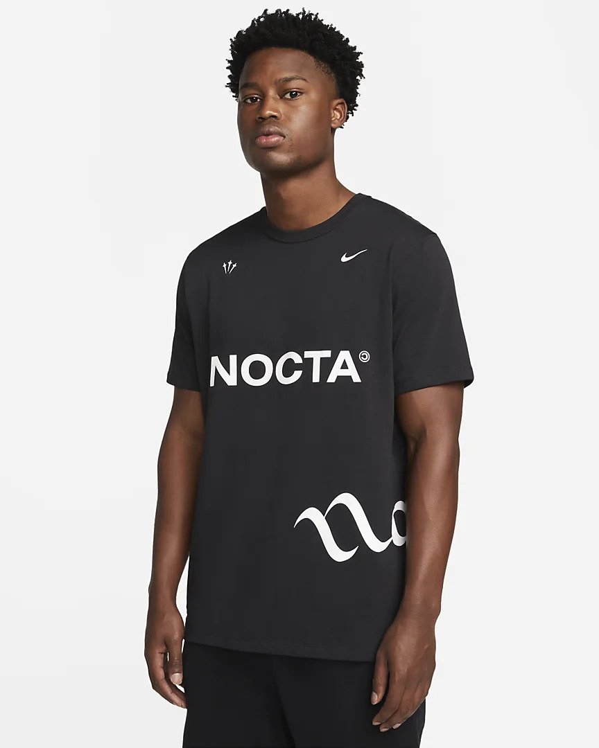 Men's Nike x Drake NOCTA Basketball Short Sleeve T-Shirt DN0660-010 - KICKS  CREW