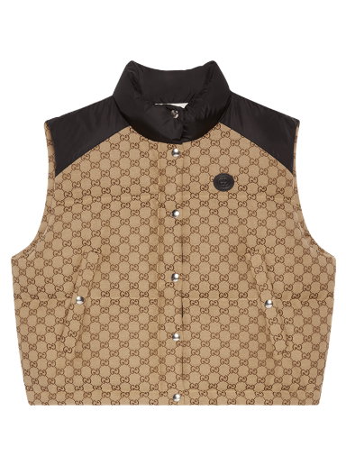 Shop GUCCI The North Face x Gucci vest (663762 XAADR) by Kumilin