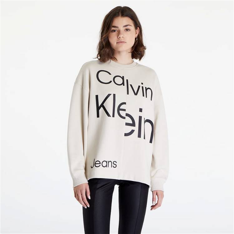 Sweatshirt CALVIN KLEIN Oversized Recycled Sweatshirt | J20J219761 ACF FLEXDOG Logo