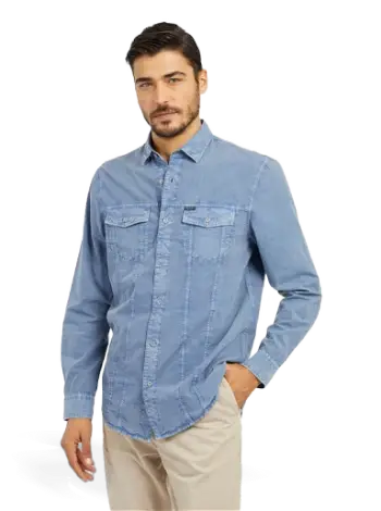 GUESS Slim Fit Shirt Pockets M4RH05WFXO1