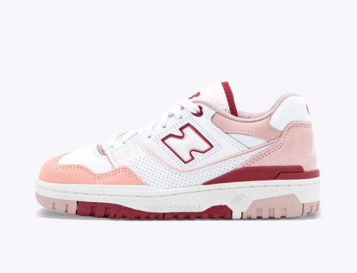 New Balance 550 White Burgundy Navy (GS)