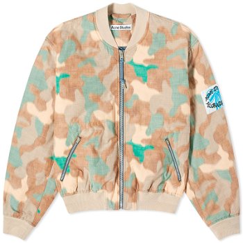 Acne Studios Oleary Camouflage Bomber Jacket B90753-AH8