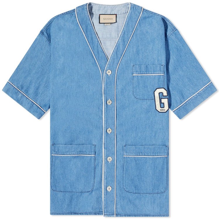 Gucci Denim Shirt with G Patch