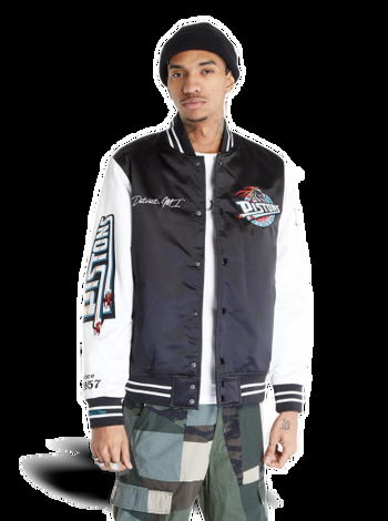 Bomber Jacket Mitchell & Ness Heavyweight Satin Jacket Dark Green  (OJBF3413-GBPYYPPPDKGN) – Queens 