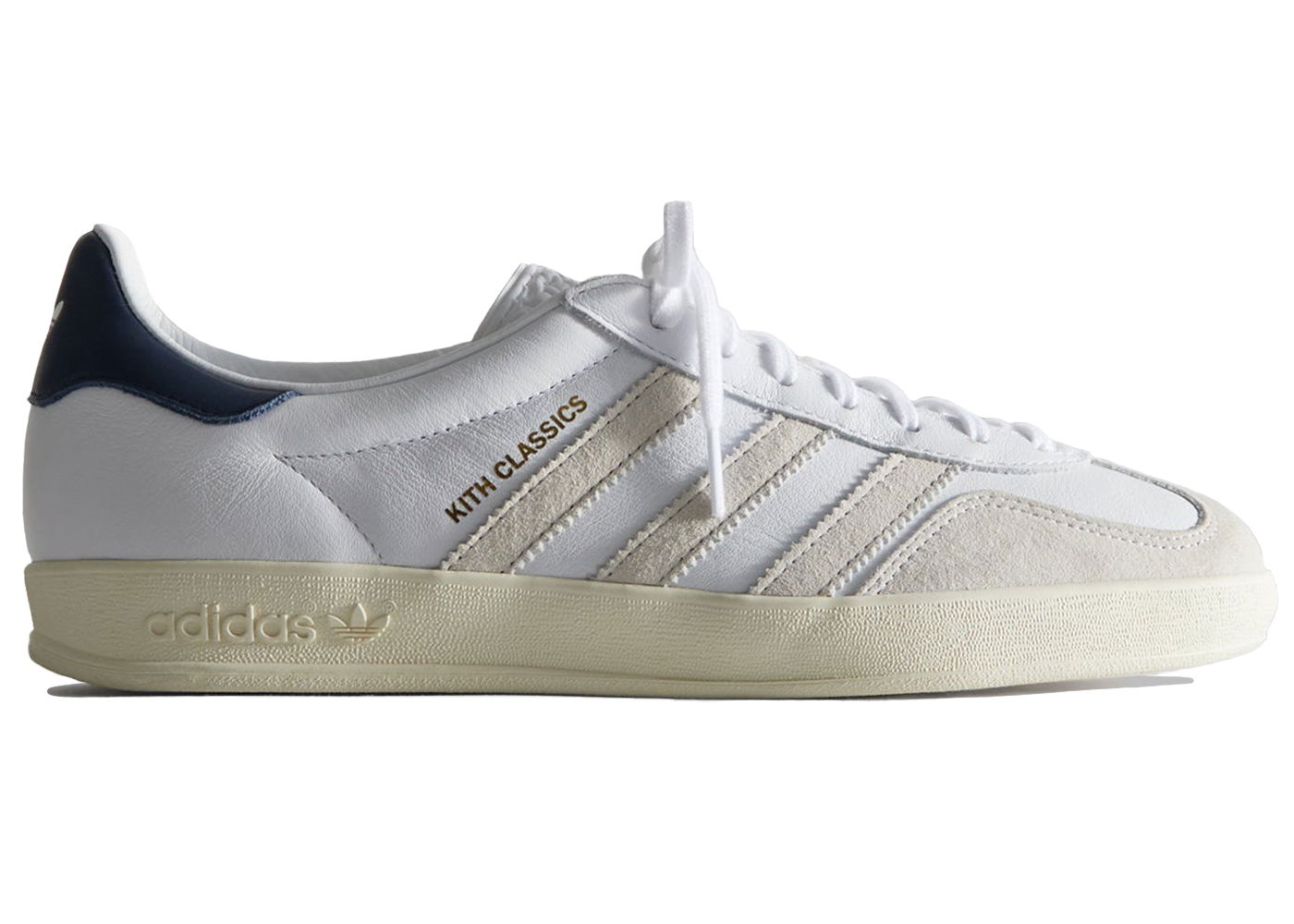 adidas Originals Gazelle Indoor Kith Classics White Navy IE2572 ...