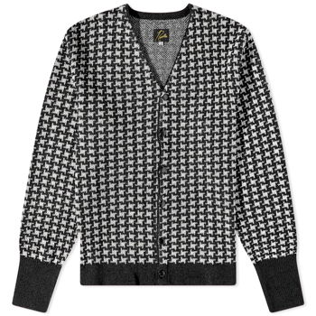 Sweater Needles Houndstooth Cardigan MR322-A | FlexDog