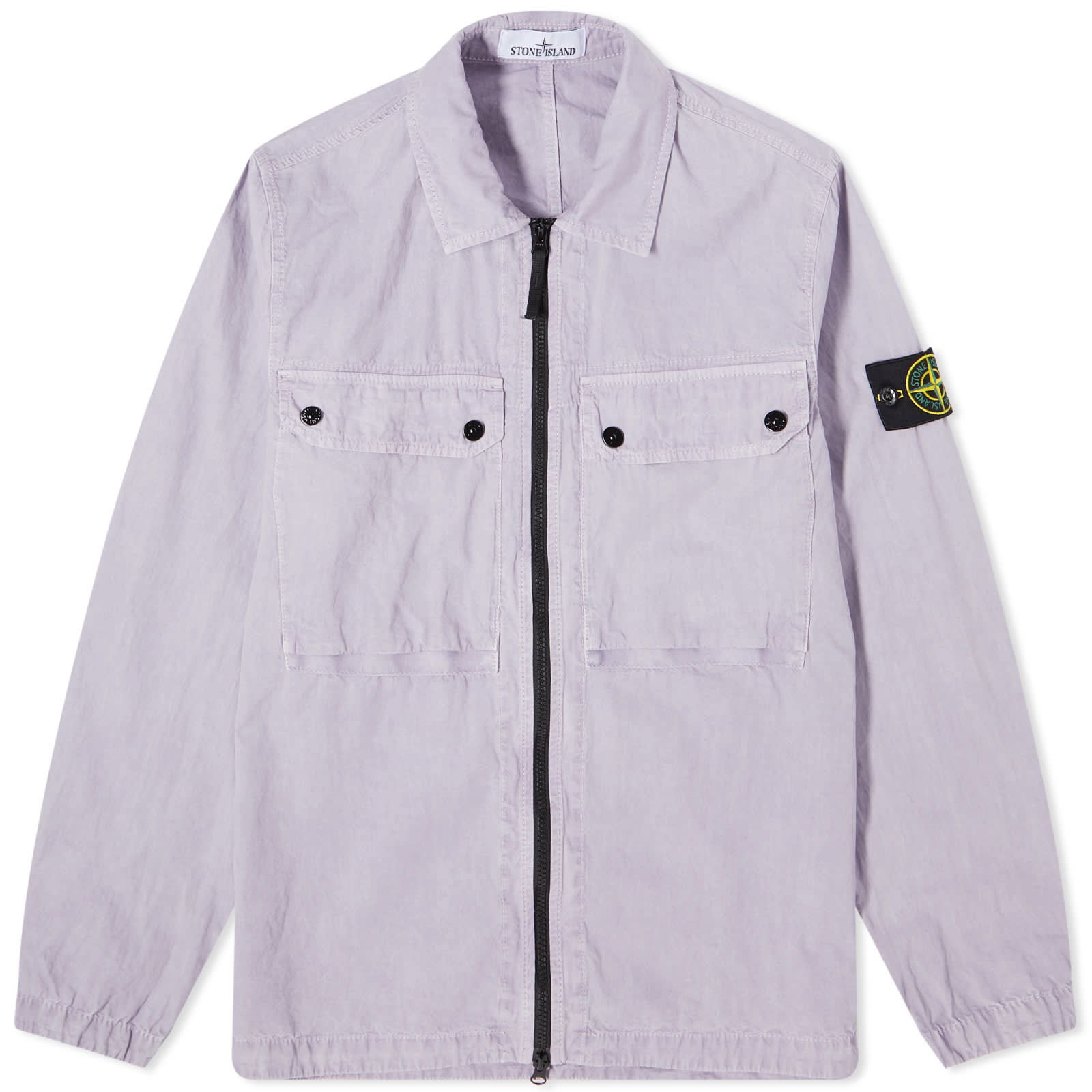 Stone island clearance overshirt purple