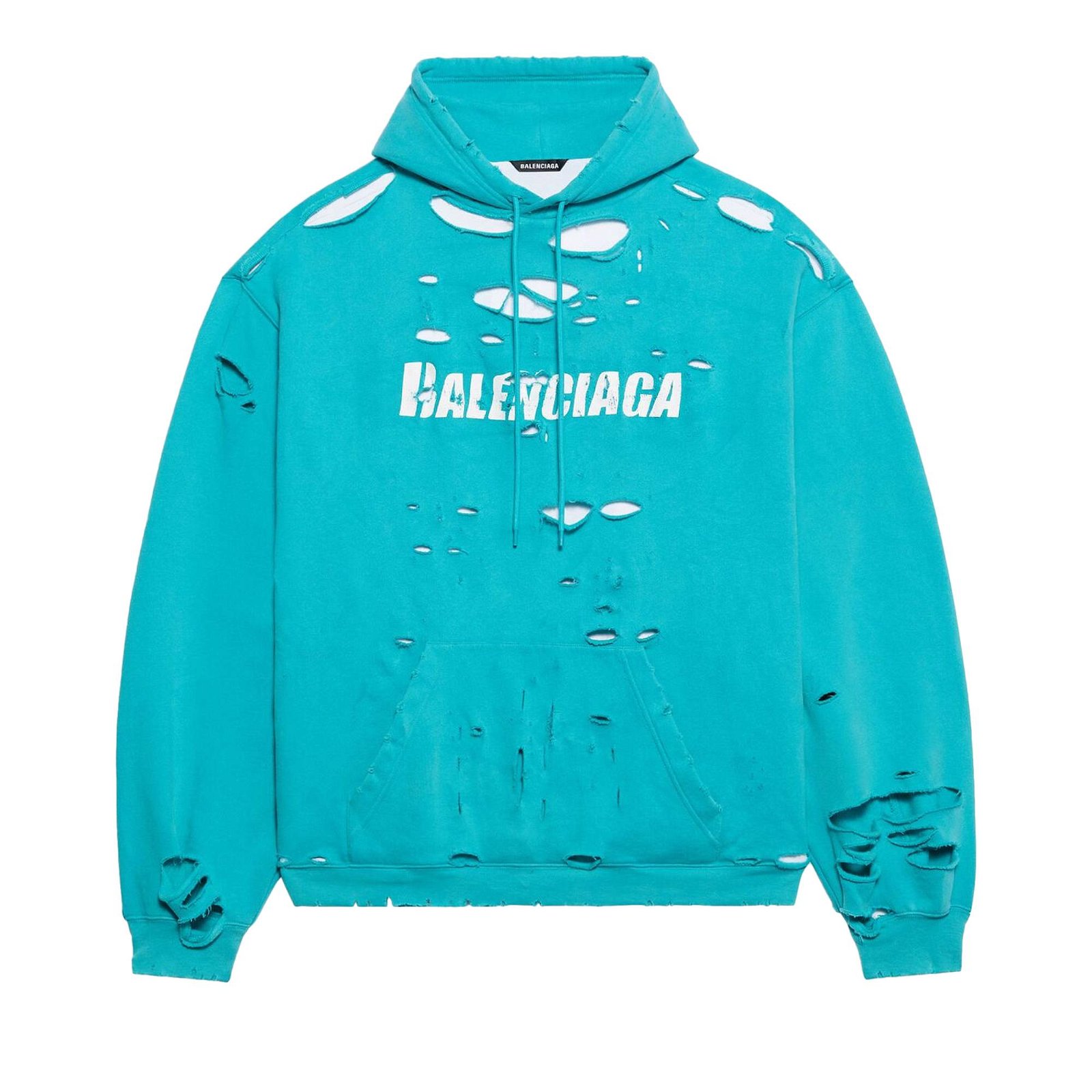 Sweatshirt Balenciaga Destroyed Hoodie 659403 TKVB6 4661 | FlexDog