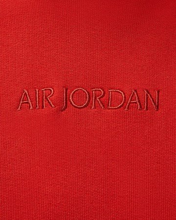 Jordan Air Jordan Wordmark Men's Fleece Hoodie Rojo FJ1966-622