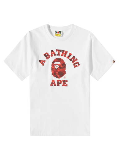 T-shirt BAPE A Bathing Ape Color Camo College Tee 001TEI801012M