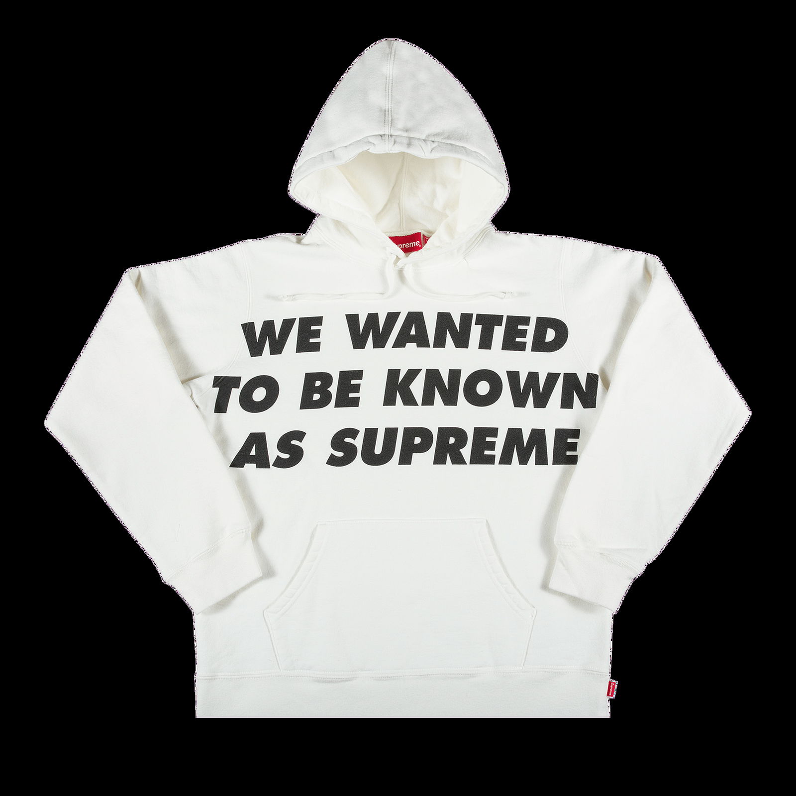 Sweatshirt Supreme Known As Hooded Sweatshirt SS20SW41 WHITE | FLEXDOG