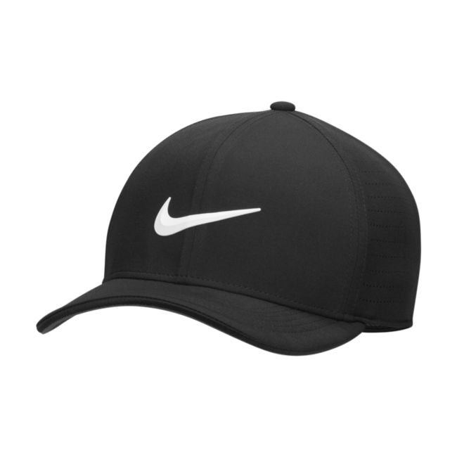 White Nike Dri-FIT AeroBill 2021 Apple O Visor