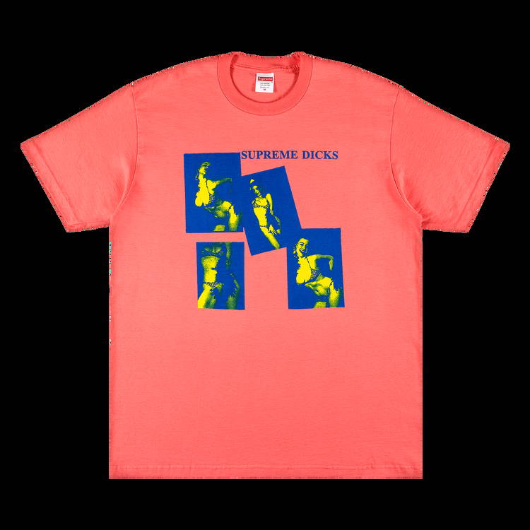 T-shirt Supreme Dicks Tee FW20T34 BRIGHT CORAL | FLEXDOG