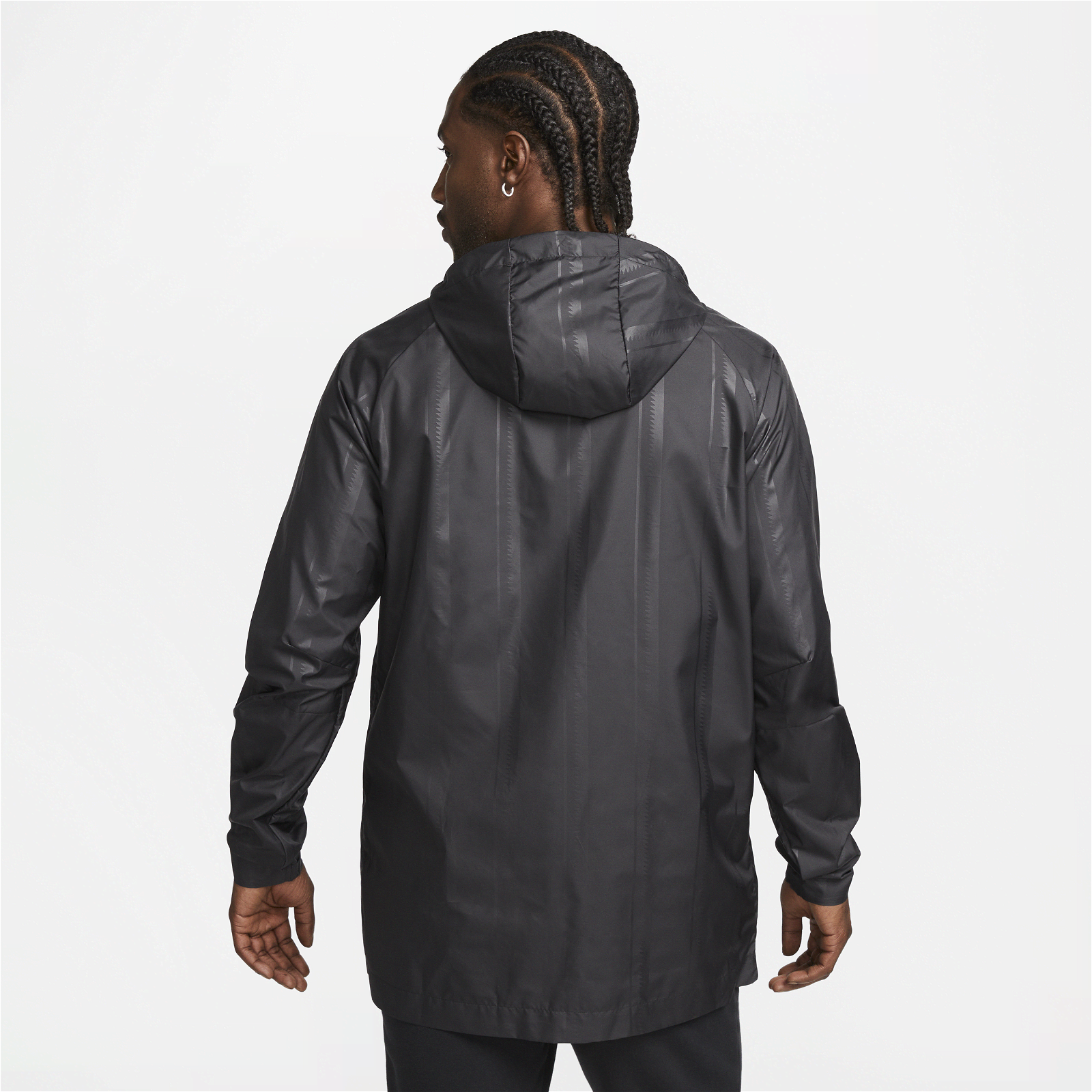 Windbreaker Nike Storm-FIT Pro Hooded Graphic Football Rain Jacket dv9289-010 | FLEXDOG