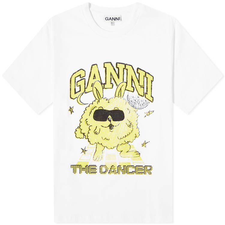 T-shirt GANNI Dance Bunny Relaxed T-shirt T3674-151 | FLEXDOG