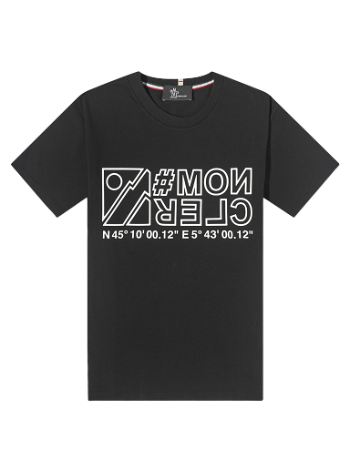 Moncler Grenoble Short Sleeve T-Shirt Black 8C000-06-83927-999