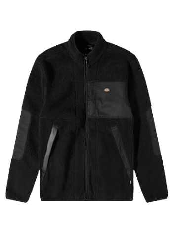 Dickies Red Chute Sherpa Fleece Jacket DK0A4XFT-BLK