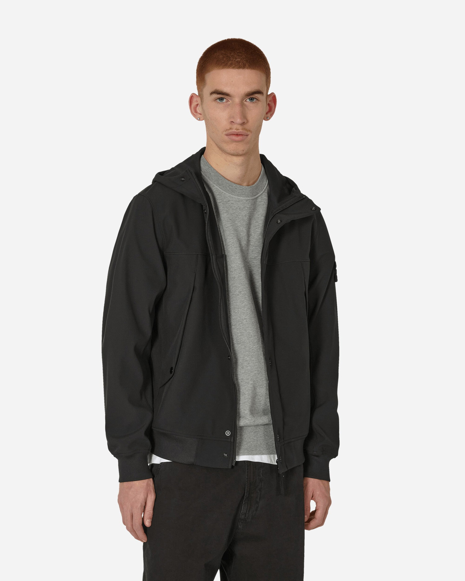 Jacket Stone Island Logo Light Soft Shell-R Jacket 801540227 V0029 ...