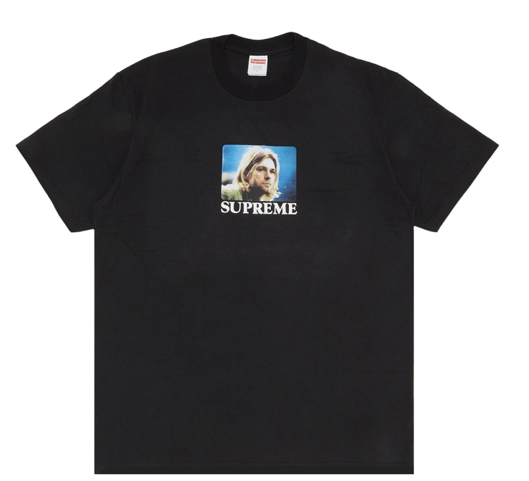 T-shirt Supreme Kurt Cobain Tee SS23T44 BLACK | FLEXDOG
