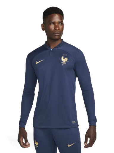 FFF 2022/23 Stadium Home Men's Dri-FIT Long-Sleeve Football Shirt