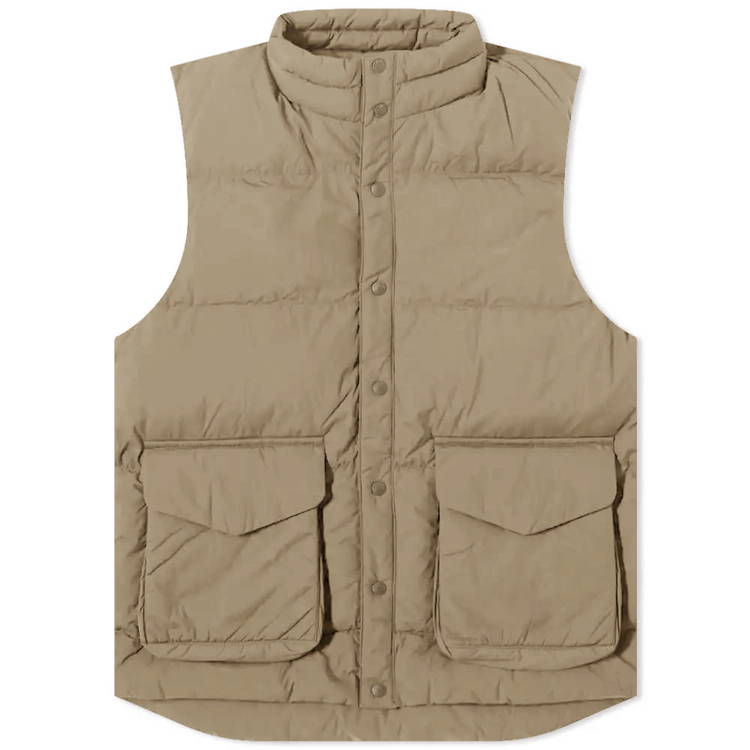 Vest Snow Peak Recycled Nylon Ripstop Down Vest JK-21AU006-BG