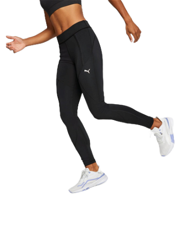 NWT Puma High Waist Eversculpt Black Leggings Logo Running Pockets