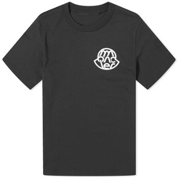 Moncler Text Logo T-Shirt 8C000-46-89AJS-998