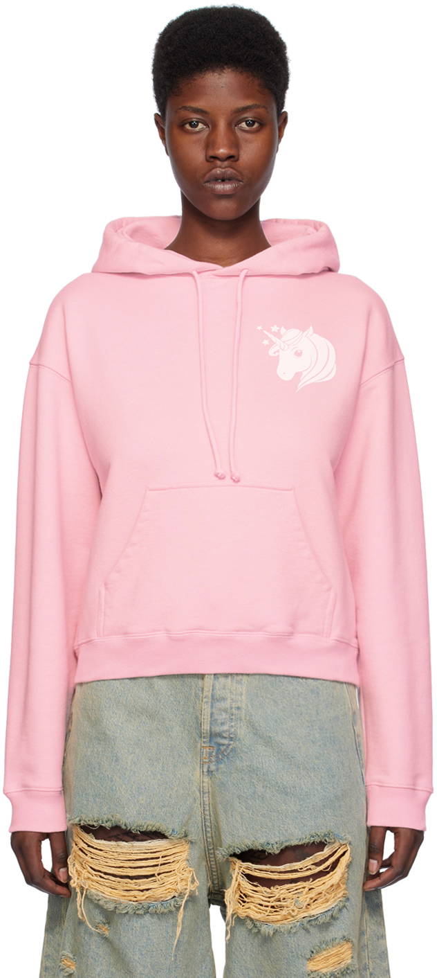 Fear of God Essentials Pink Hoodie