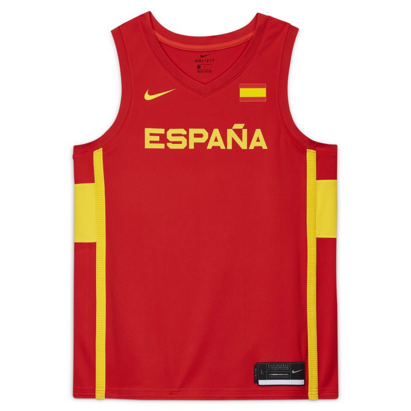 atlántico esculpir oficial Jersey Nike Spain (Road) Limited Basketball Jersey CQ0091-600 | FLEXDOG