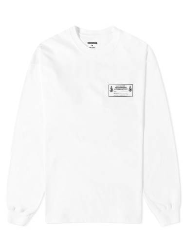 T-shirt Neighborhood Long Sleeve NH-1 Tee 231PCNH-LT01-WHT | FLEXDOG