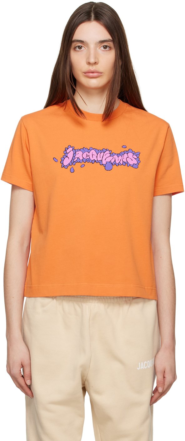 Jacquemus White 'Le T-Shirt Desenho' Long Sleeve T-Shirt
